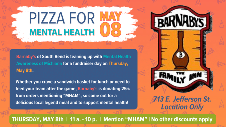 MHAM Pizza Fundraiser Night at Barnaby's South Bend