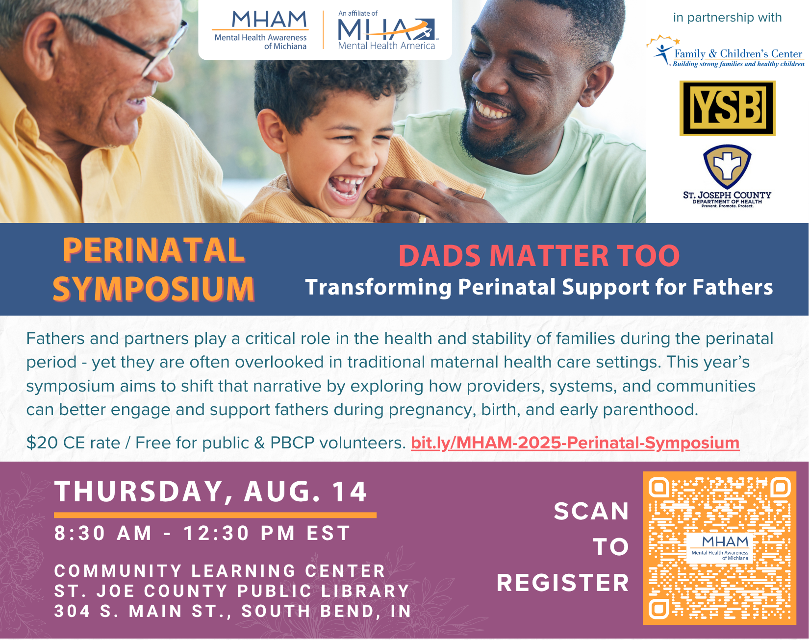 MHAM 2025 Perinatal Symposium header