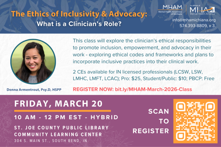 MHAM March 2026 CE Class header image