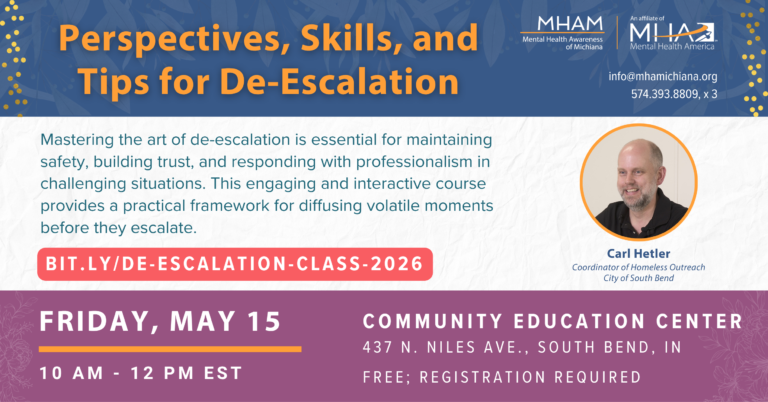 MHAM May 2026 De-Escalation Class at Oaklawn