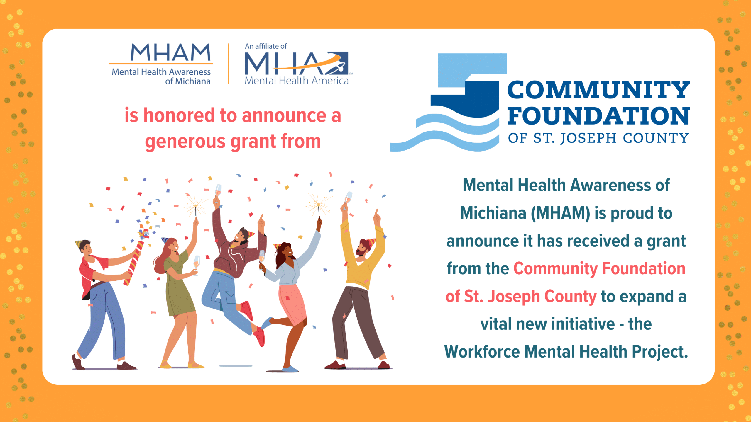Community Foundation of St. Joseph County awards grant to MHAM